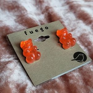 NWT Gummy Bear Stud Earrings